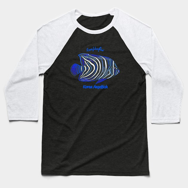 Koran Angelfish Baseball T-Shirt by Reefhorse